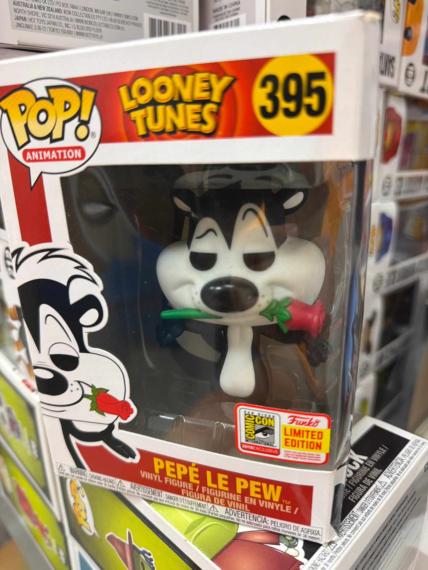 Looney Tunes Pepe Le Pew Funko Pop! Vinyl figure cartoon