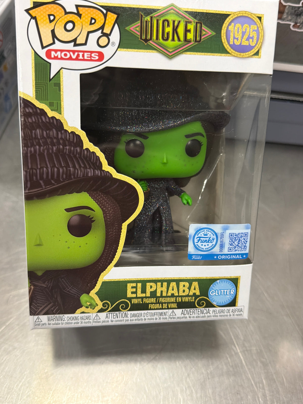 Wicked Elphaba exclusive glitter 1925 Funko pop vinyl figure movies