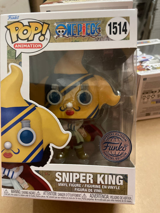 One piece Sniper king 1514 exclusive funko pop vinyl figure anime