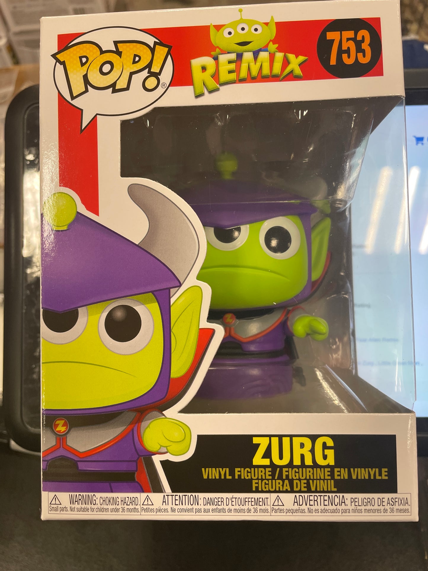 Disney Pixar- Alien Zurg exclusive Funko Pop! Vinyl figure new