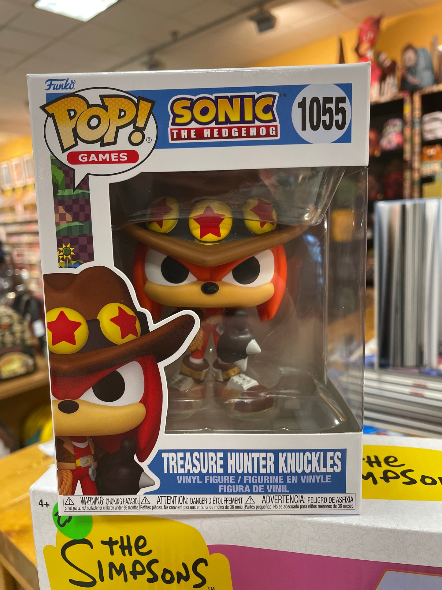 Sonic the hedgehog - Treasure Hunter Knuckles 1055 Funko Pop! PLUS Vinyl Figure (video games)