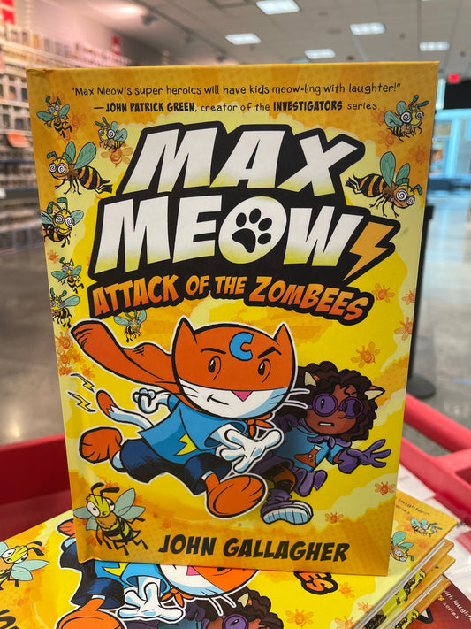 Max Meow: Attack of The Zombies Graphic Novel (Hardcover)
