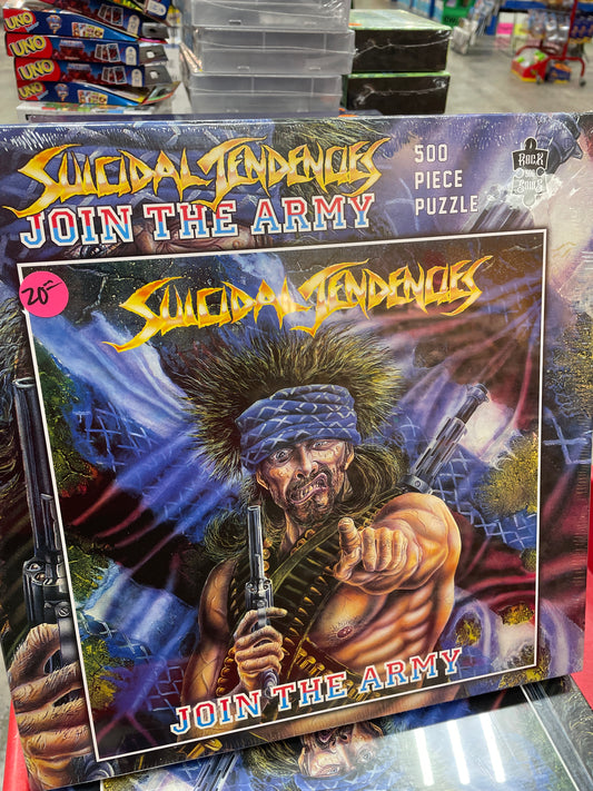 Suicidal Tendencies join the army 500 piece puzzle new