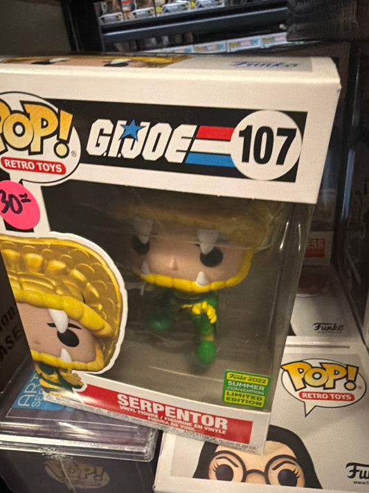 Gijoe serpentor 107 exclusive - Funko Pop! Vinyl Figure (Cartoon)