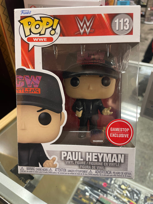 WWE paul heyman 113 exclusive- Funko Pop! Vinyl figure
