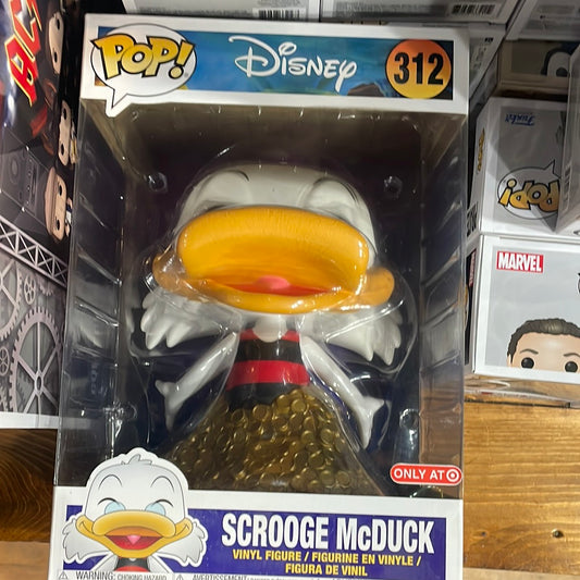 Disney Scrooge Mcduck 10 inch exclusive Figure Funko Pop! Vinyl cartoon