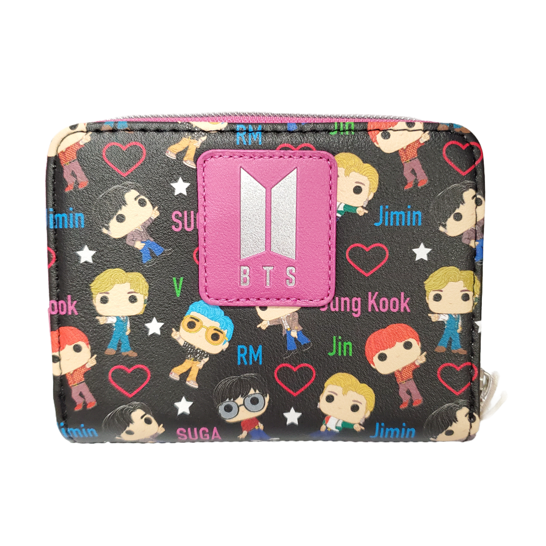 BTS - Band with Hearts - Zip Around Wallet by Funko | Tall Man Toys