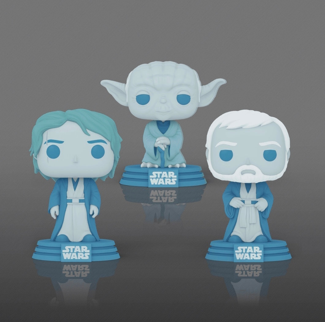 Star Wars - Jedi Spirit (Endor) - Exclusive Funko Pop! Figure 3-pack