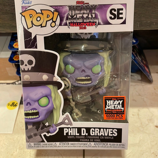 Phil D Graves heavy metal halloween  Funko Pop! Vinyl figure