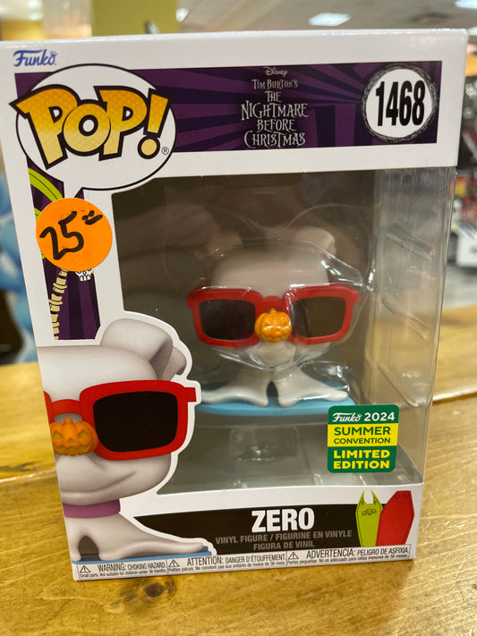 NBC Disney Nightmare Before Christmas Zero 1468 exclusive - Funko Pop Vinyl Figure