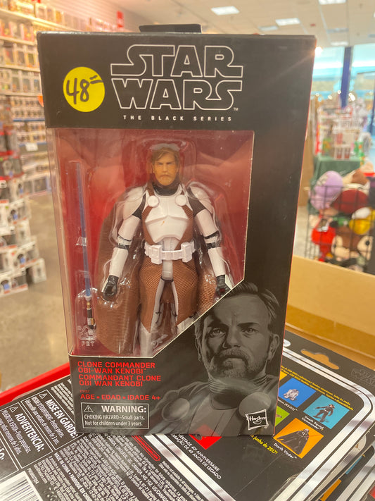 Star Wars Clone Commander Obi Wan Kenobi Black Series Action Figure