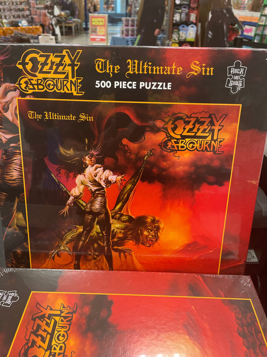 Ozzy Ozbourne Ultimate Sin 500 piece puzzle new