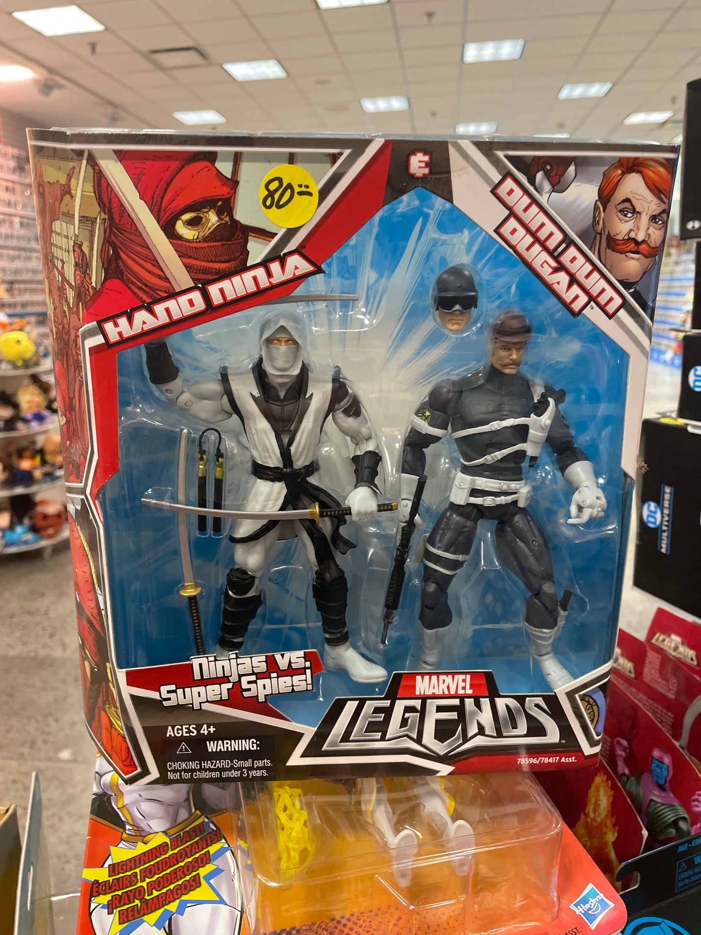 Marvel Legends- Ninja vs. Super Spies- Hand Ninja/ Dum Dum Dugan and Action Figure