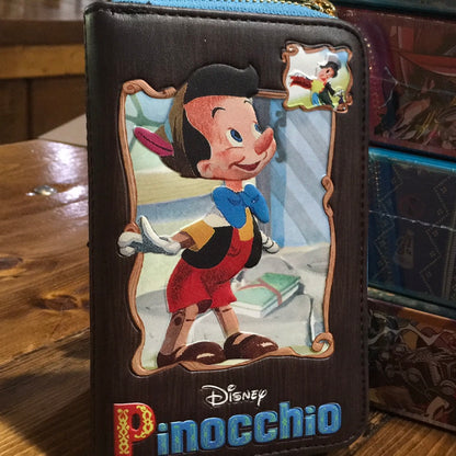 Pinocchio book Jiminy Cricket Wallet by Loungefly Disney