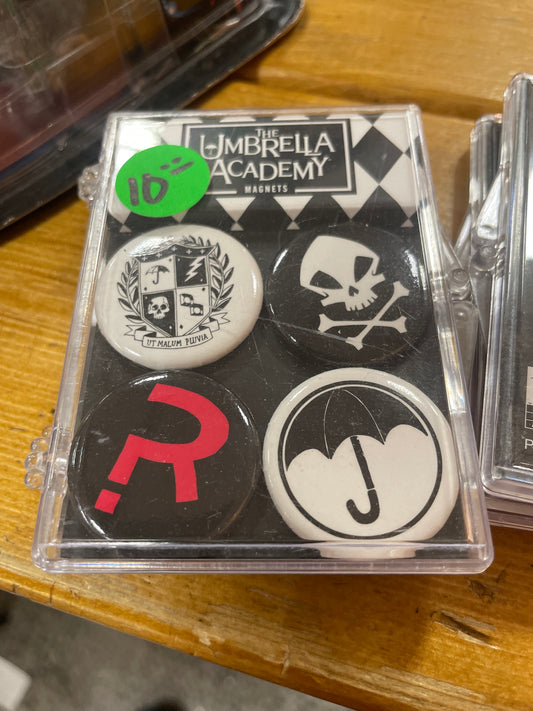 Umbrella academy magnet set of 4
