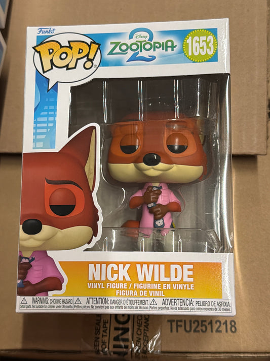 Zootopia 2 Nick Wilde 1653 Funko Pop! Vinyl figure Disney