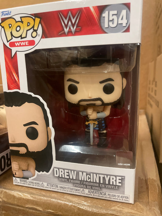 WWE Drew McIntyre 154 Funko Pop! Vinyl figure Sports