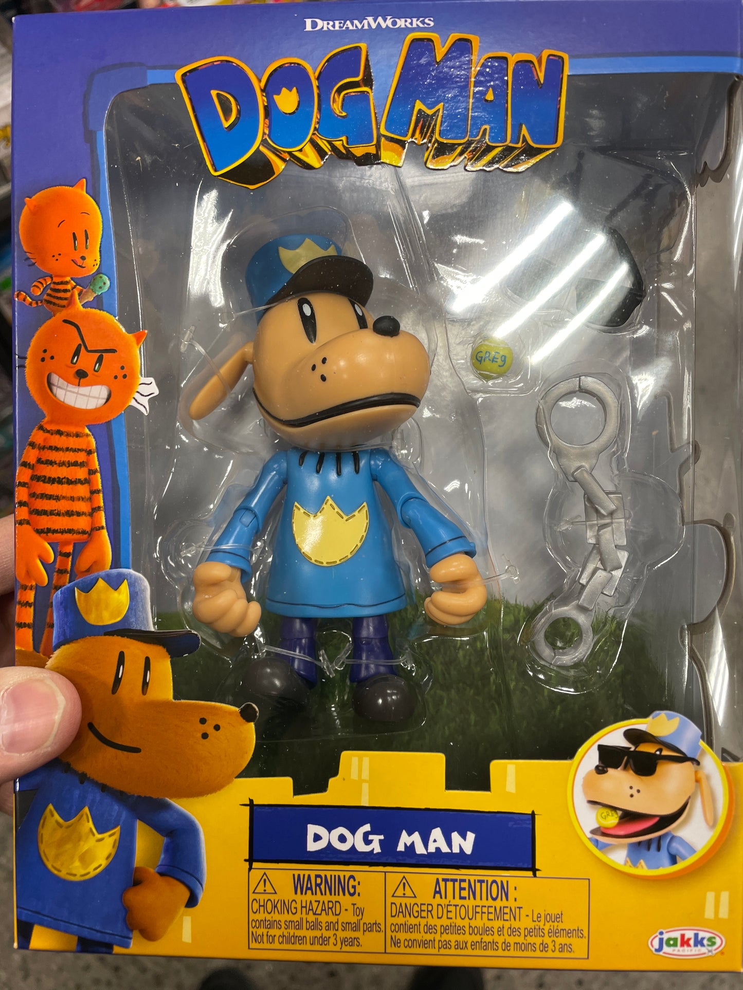 Dog Man Figures dreamworks the movie Jakks
