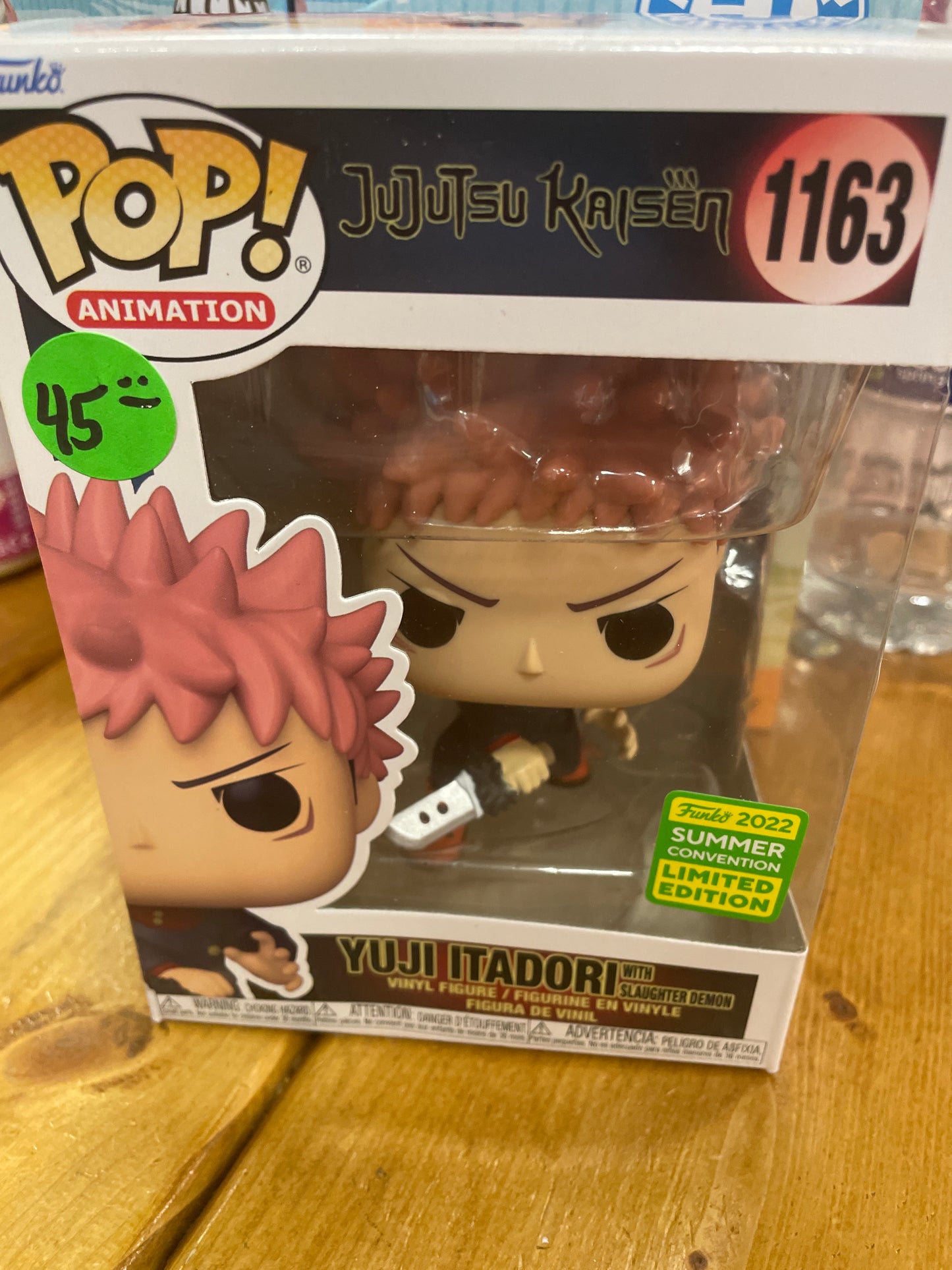 Jujutsu kaisen Yuji Itadori w slaughter demon  exclusive Funko pop! Vinyl figure anime