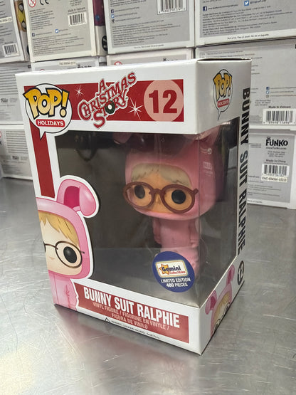 A Christmas Story Bunny Suit Ralphie FLOCKED EXCLUSIVE 12 Funko Pop! Vinyl figure retired movie