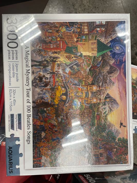 Aquarius A Magical Mystery Tour of 100 Beatles Songs 3000 Piece Puzzle