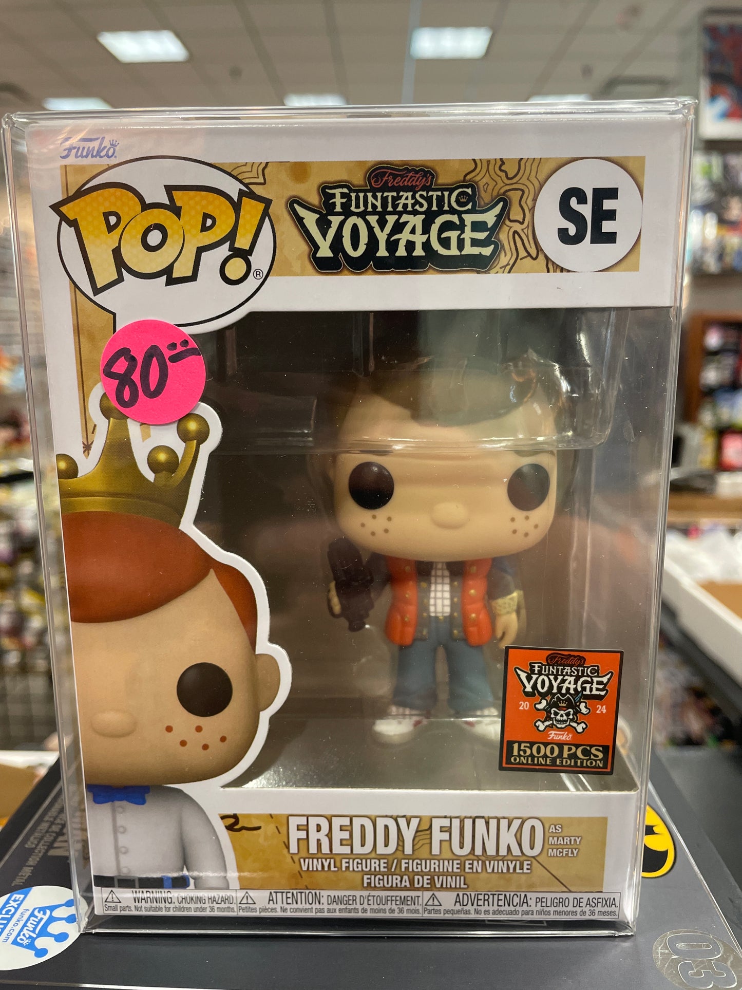 Freddy Funko as Marty McFly- Fantastic Voyage- 1500 Pcs - exclusive Pop! Vinyl Figure