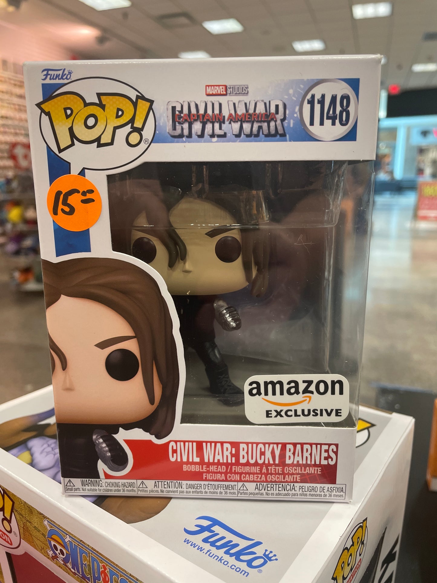 Marvel Civil War: Captain America- Bucky Barnes Amazon Exclusive # 1148 Funko vinyl figure