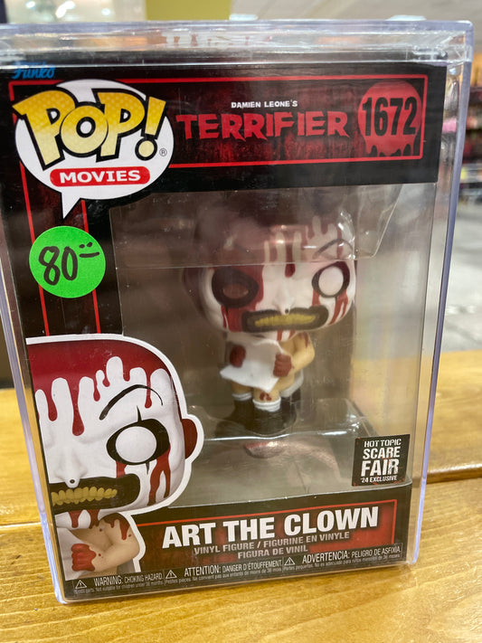 Terrifier art the clown 1672 exclusive - Funko Pop Vinyl Figure