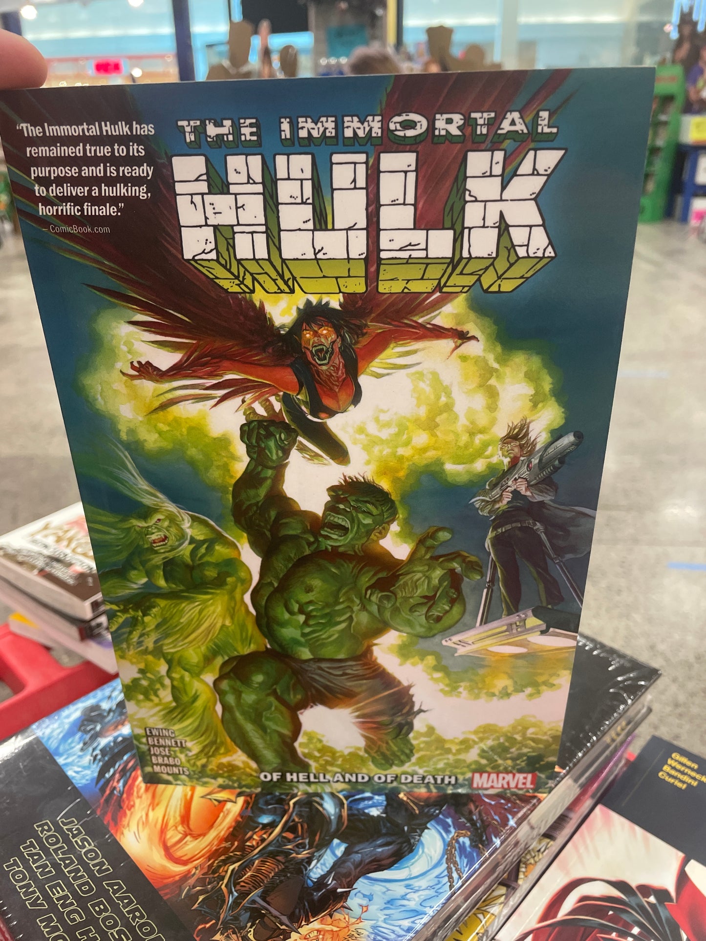 The Immortal Hulk- Of Hell And Of Death- Marvel Graphic Novel
