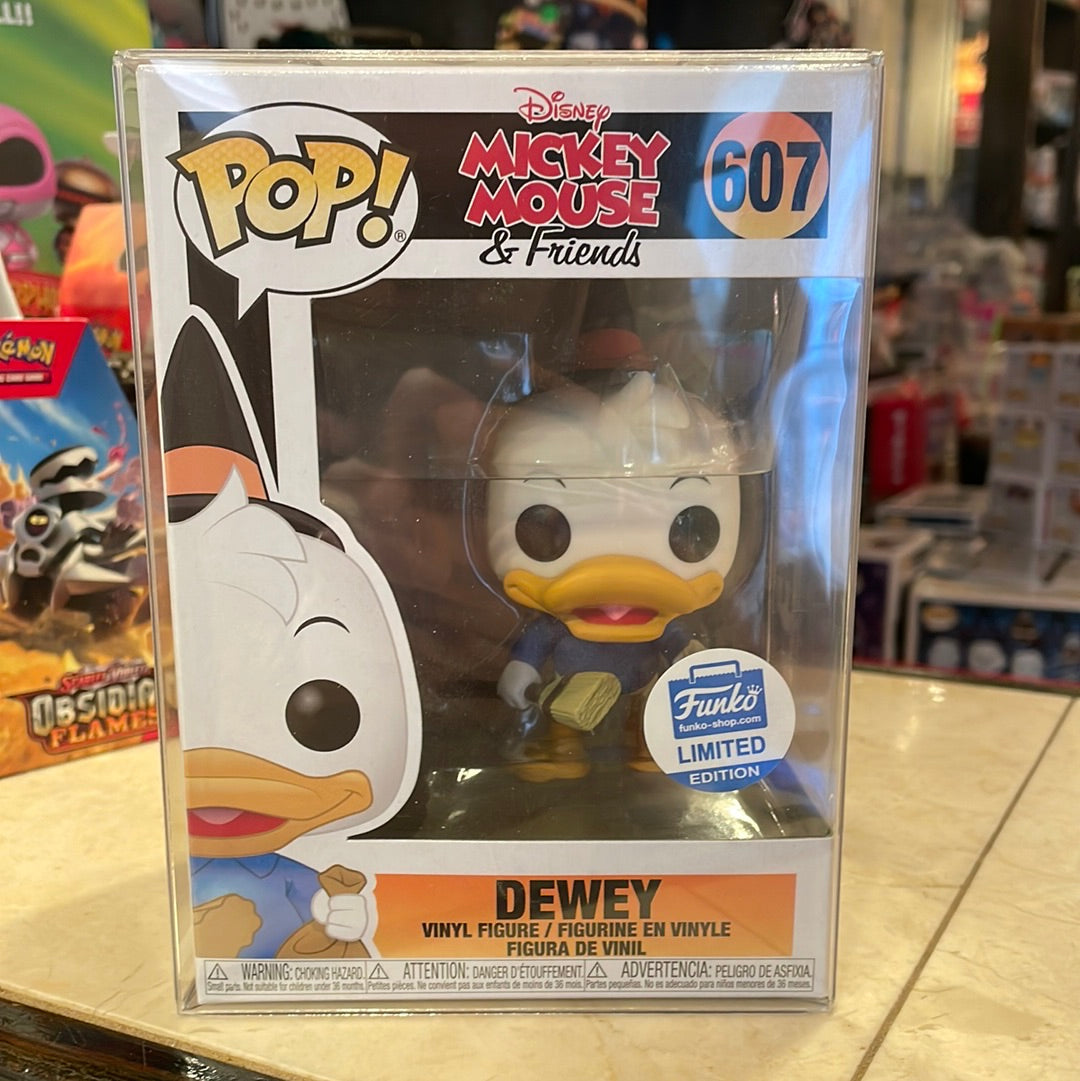 Funko Pop! Disney: Mickey Mouse and Friends Funko Shop Exclusive Dewey #607