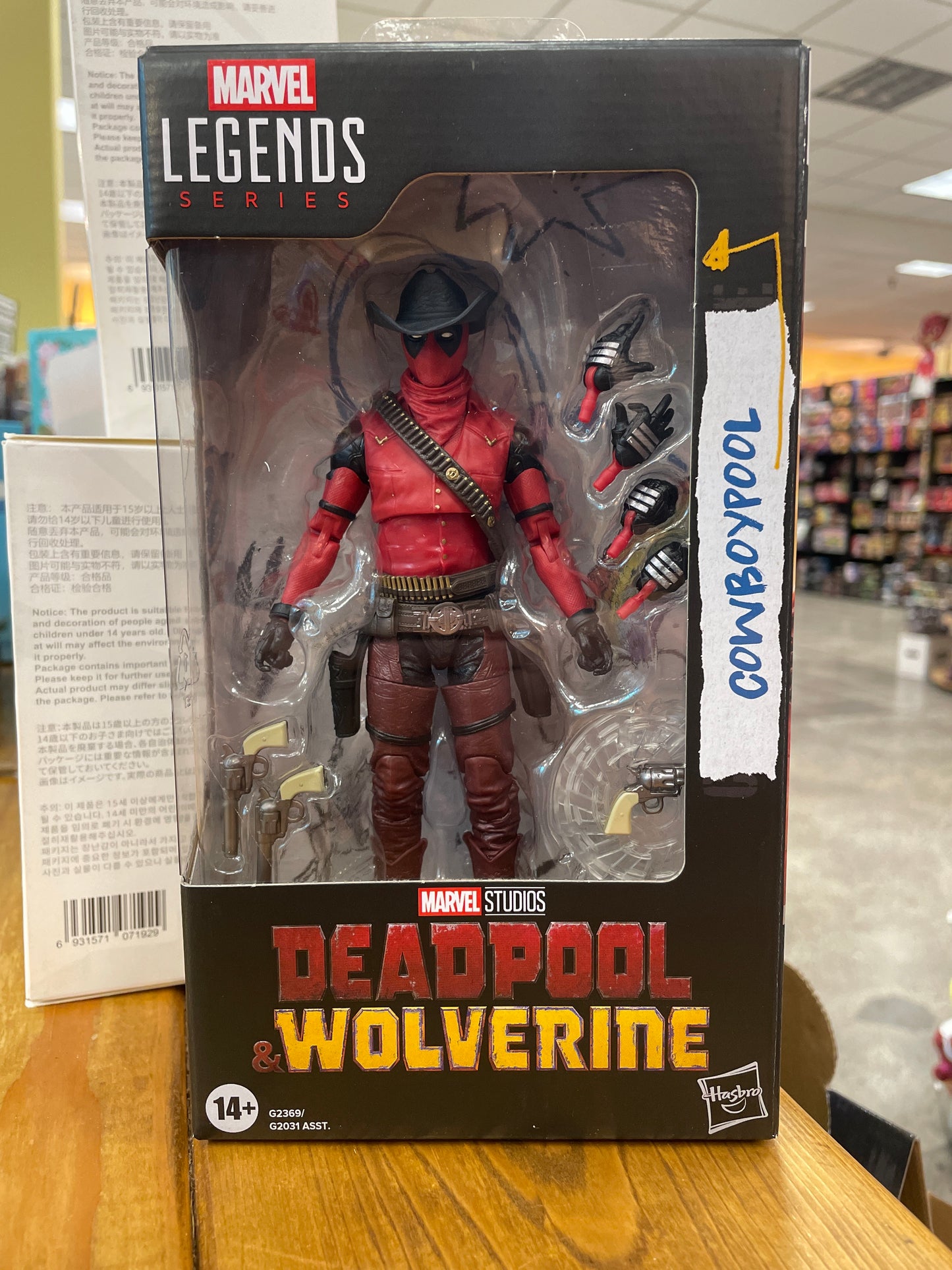 Marvel Deadpool Wolverine- Cowboypool - Action Figure hasbro