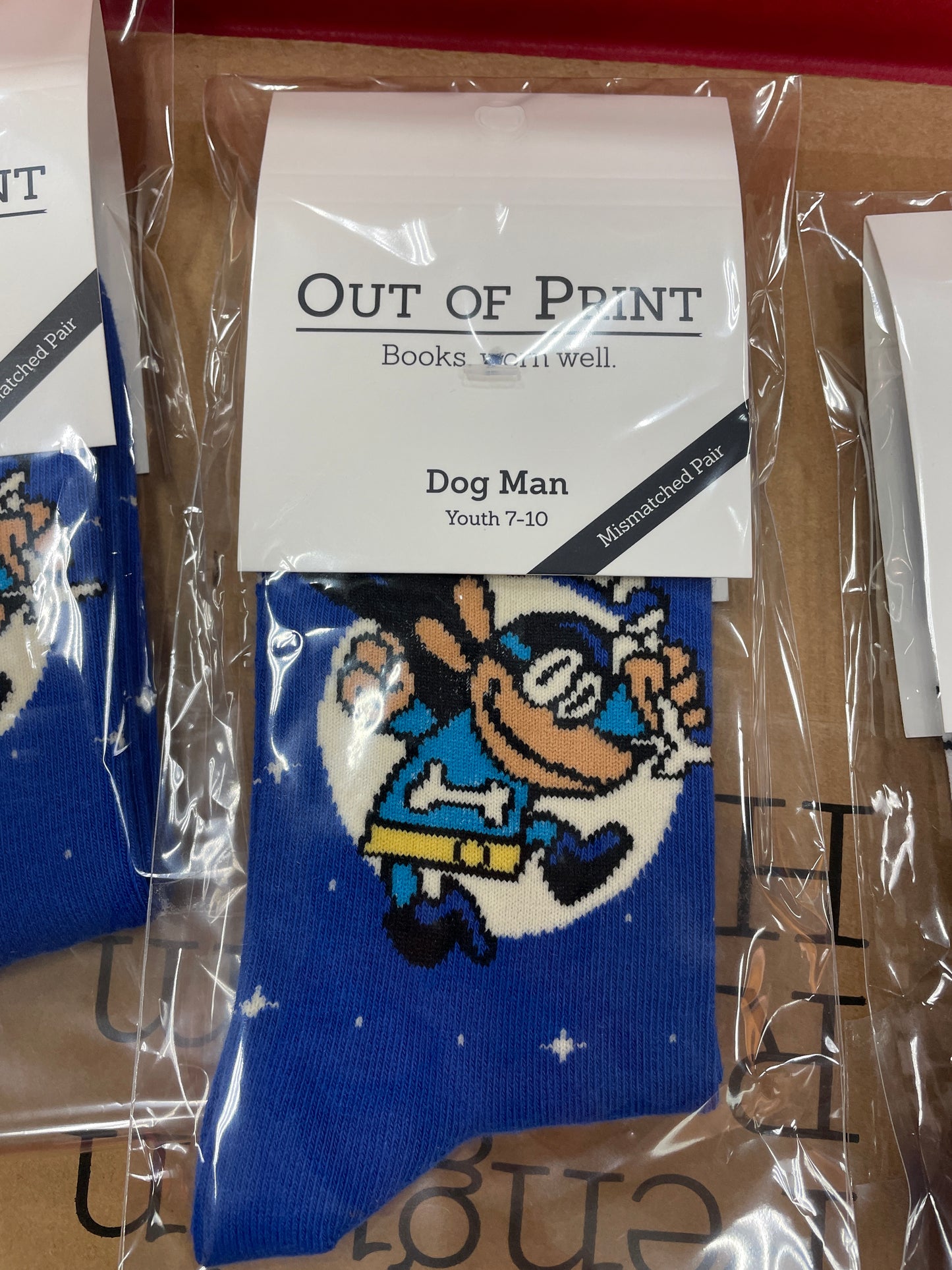 Dog Man Socks Youth 7-10