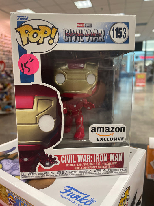 Marvel Civil War: Captain America- Iron Man Amazon Exclusive # 1153 Funko vinyl figure