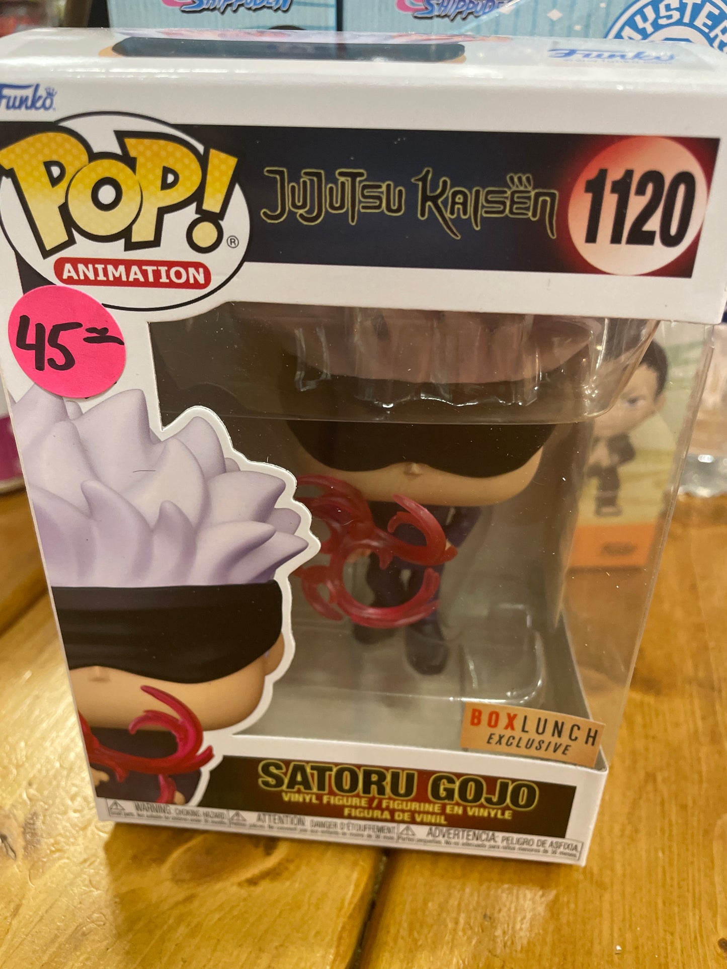Jujutsu kaisen Satoru Gojo 1120 exclusive Funko pop! Vinyl figure anime