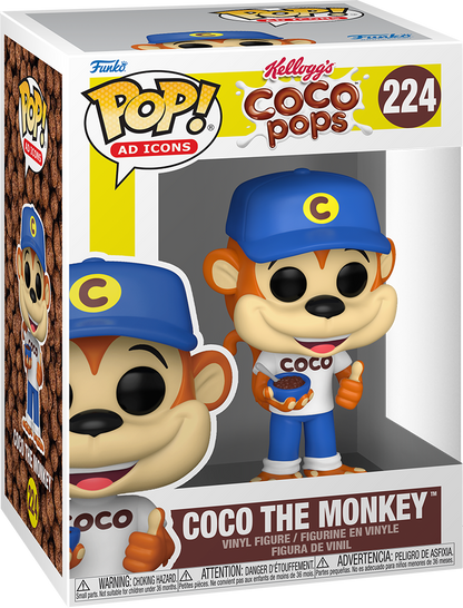 Kelloggs- Coco the Monkey #224 - Funko Pop! Vinyl Figure (Ad Icons)