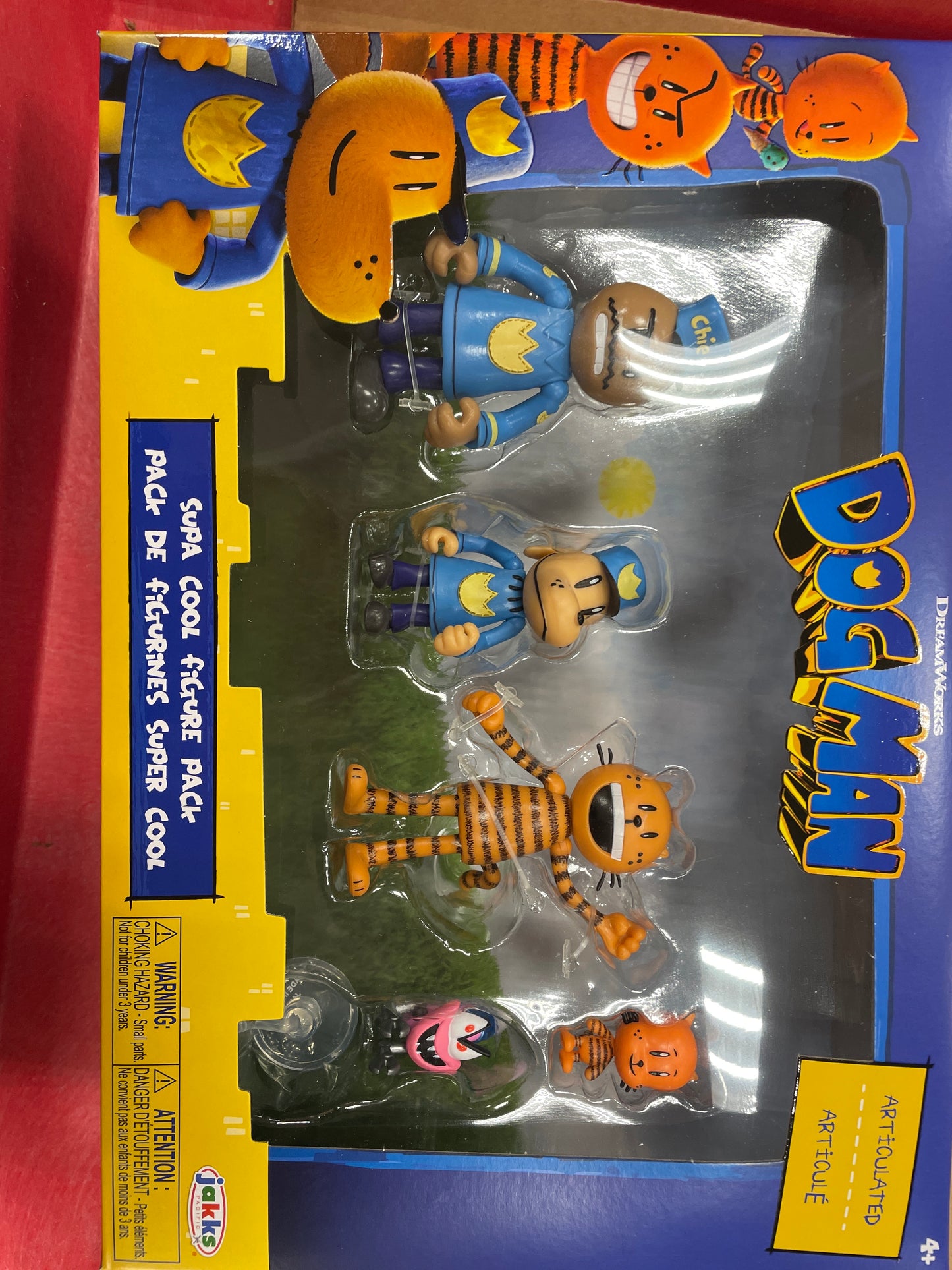 Dog Man Figures dreamworks the movie Jakks