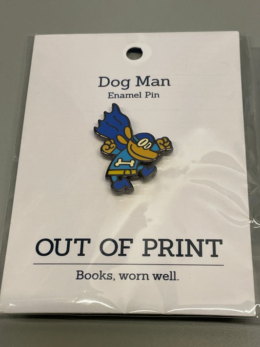 Out of Print - Dog Man Enamel Pin