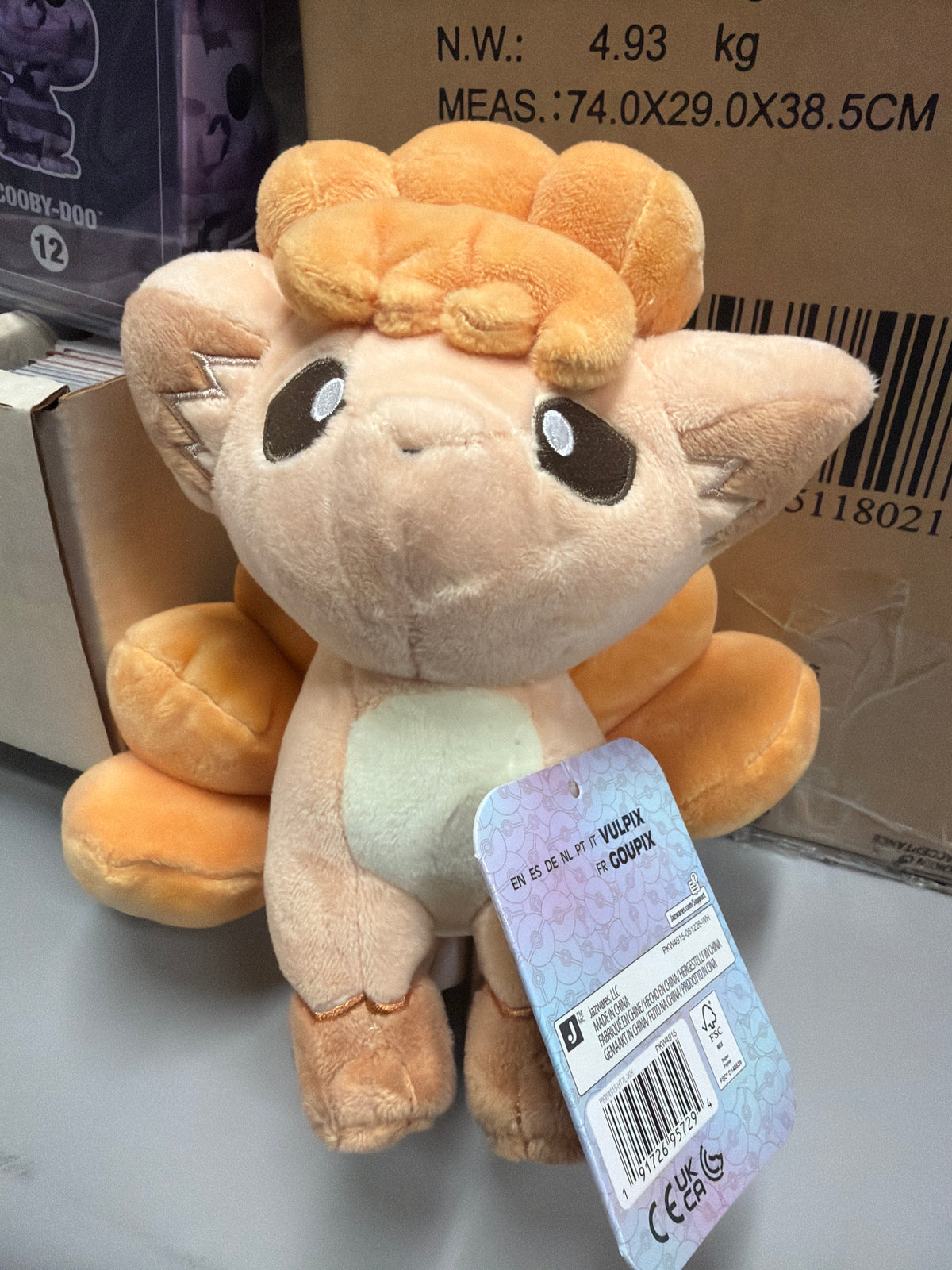 Pokémon plush pastel Vulpix brand new
