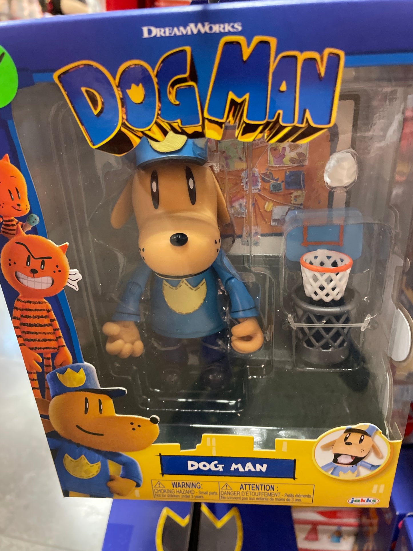 Dog Man Figures dreamworks the movie Jakks