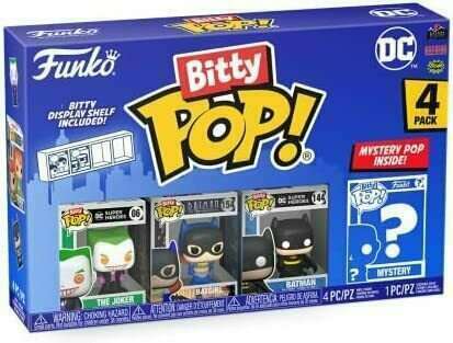 DC Comics - The Joker - Bitty Pop 4-Pack Funko Pop! Figures