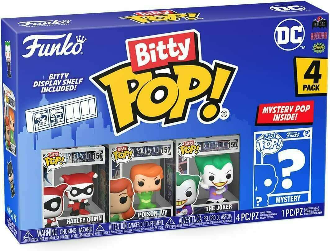 DC Comics - Harley Quinn - Bitty Pop 4-Pack Funko Pop! Figures