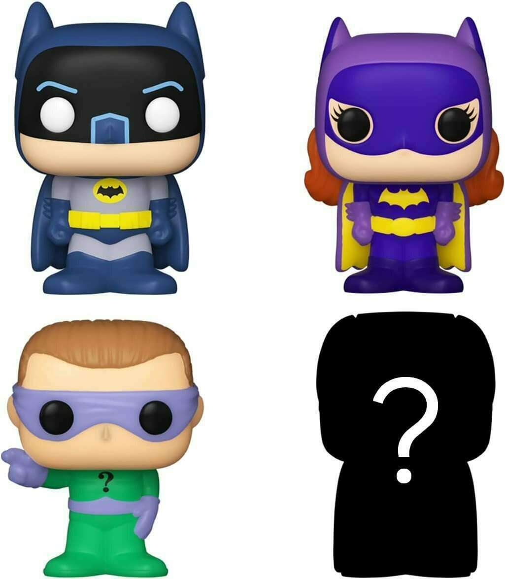 DC Comics - Batman (Adam West) - Bitty Pop 4-Pack Funko Pop! Figures