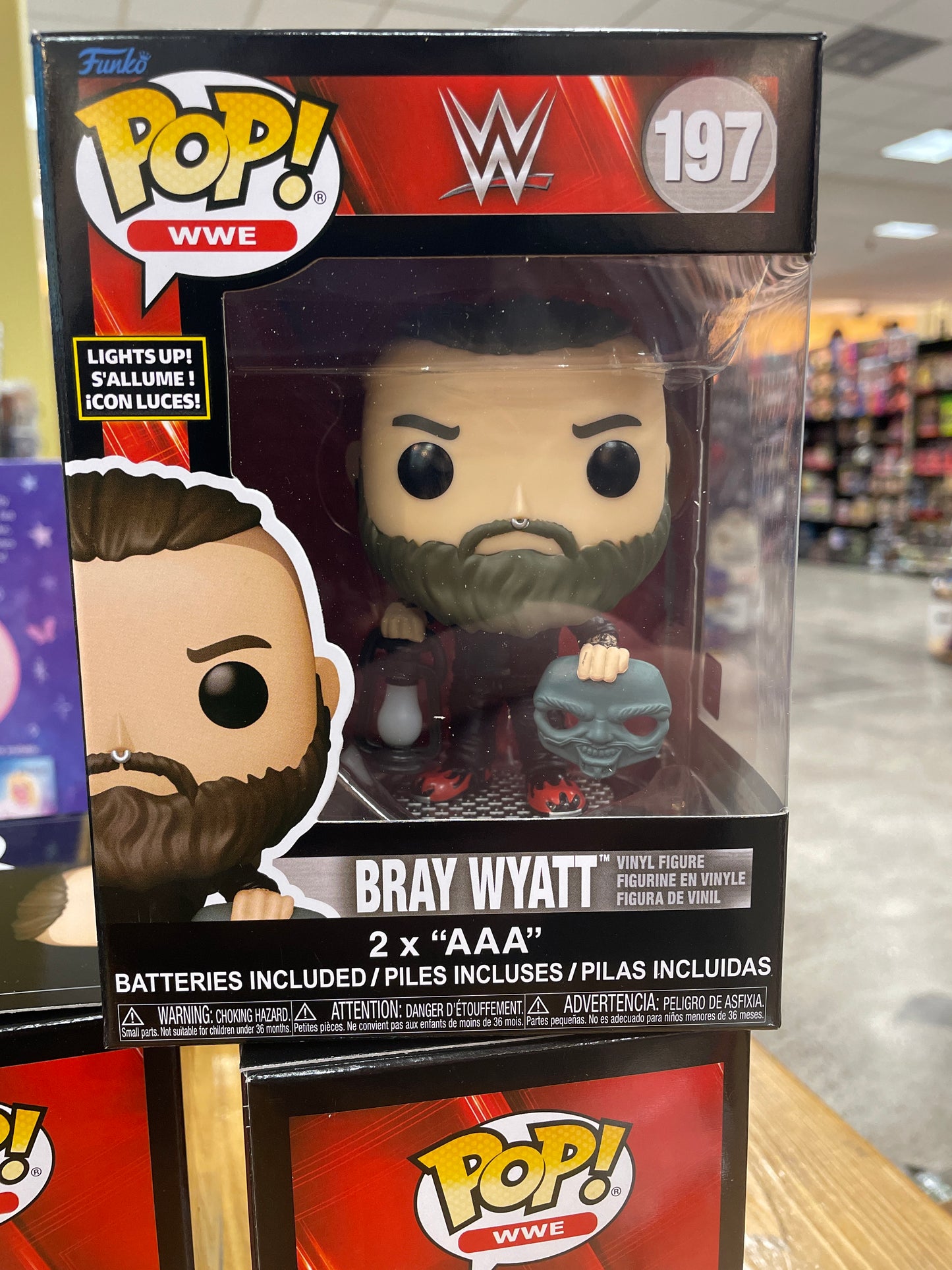 WWE Bray Wyatt 197 Light Up! Funko Pop! Vinyl figure Sports
