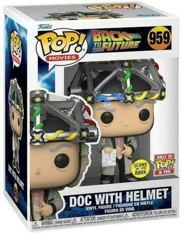 Back To The Future Doc with Helmet #959 Glow in the dark