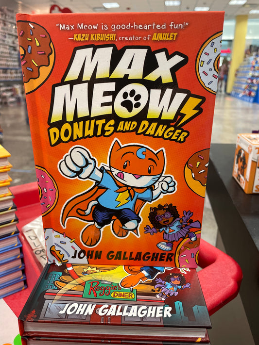 Max Meow: Donuts and Danger Graphic Novel (Hardcover)