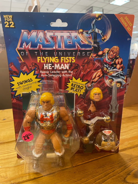 MOTU Masters of the Universe - Flying Fists He Man Mattel retro Action Figure