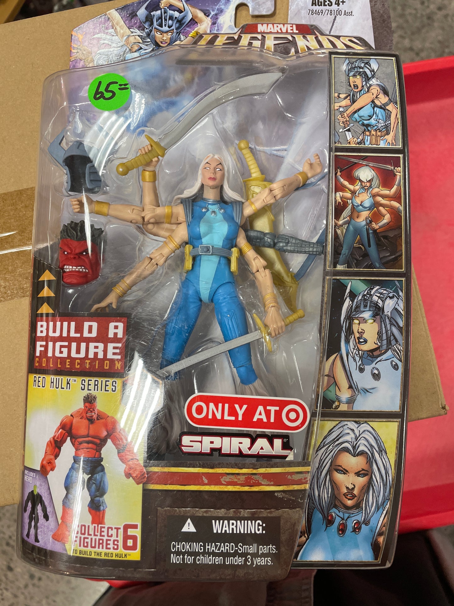 Marvel Spiral - Exclusive Legends Series Action Figure( Stripe)