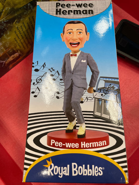 Pee-wee herman Royal bobbles Bobble Head new in box