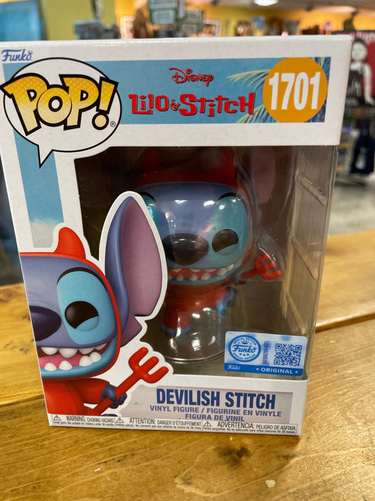 Disney Devilish Stitch 1701 Funko Pop! Vinyl Figure