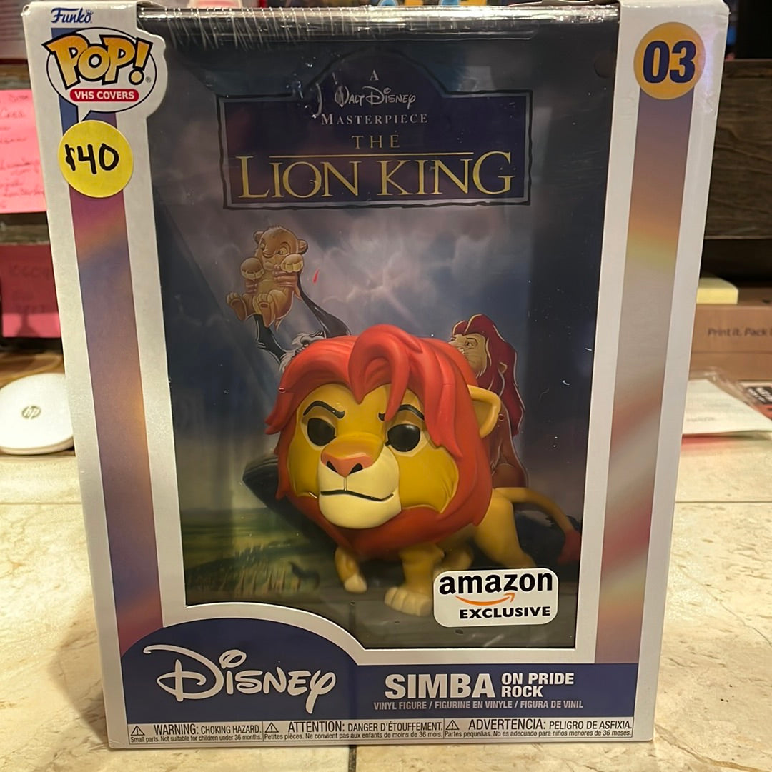 The Lion King - Simba on Pride Rock -Funko Pop! VHS Covers